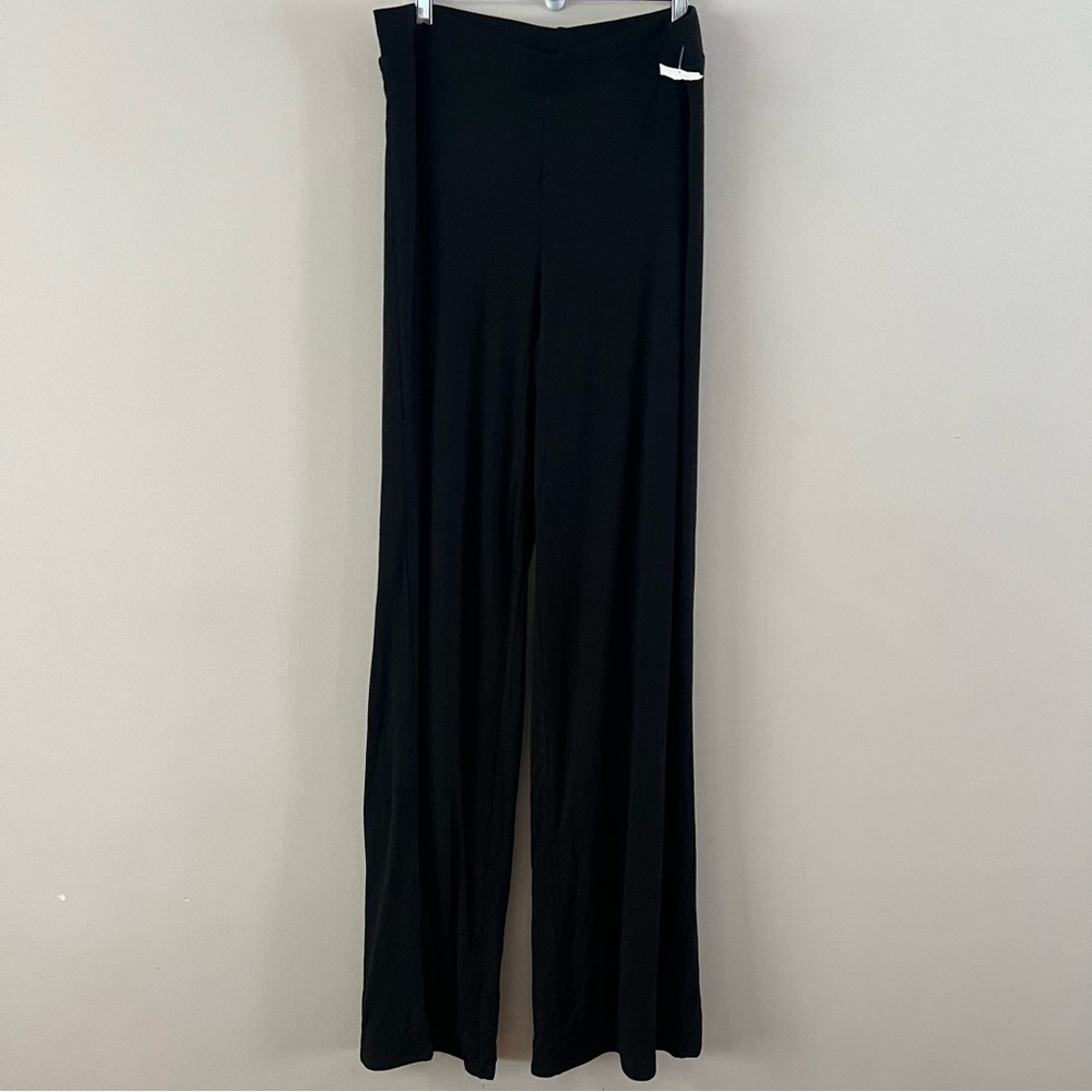 Naked wardrobe wide leg lounge pants ladies size 2X black - Picture 2 of 10